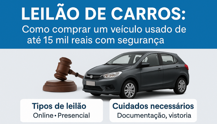 Como Comprar um Veículo Usado de Até 15 Mil Reais