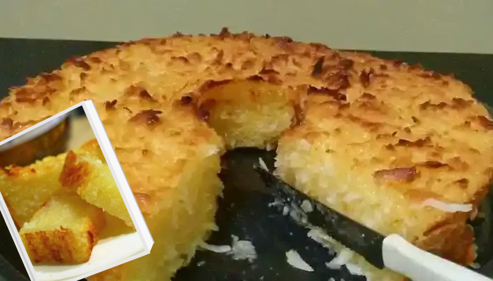 Bolo de Aipim de Liquidificador uma receita saborosa