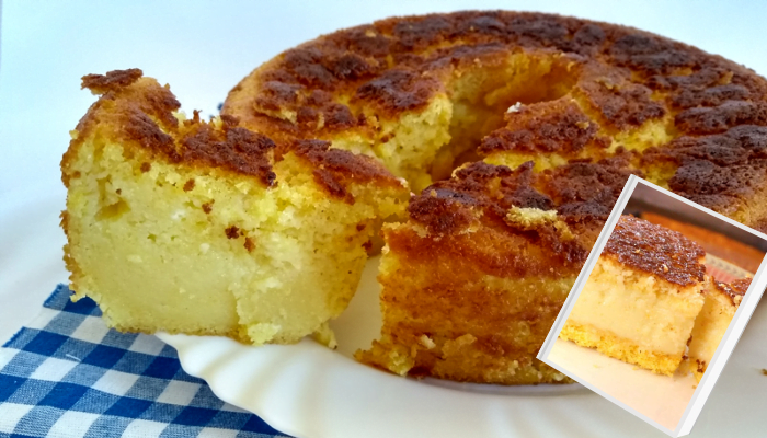 Bolo de Fubá Cremoso de Liquidificador nosso receita caseira