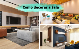 Decoração Estilosa de uma sala de estar