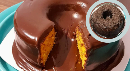 Bolo de Chocolate com Calda um receita rápida