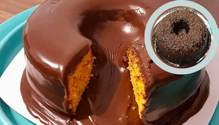 Bolo de Chocolate com Calda um receita rápida