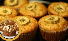 Cupcake de Banana com Aveia uma receita simples