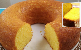 Receita de Bolo de Fubá Fofinho