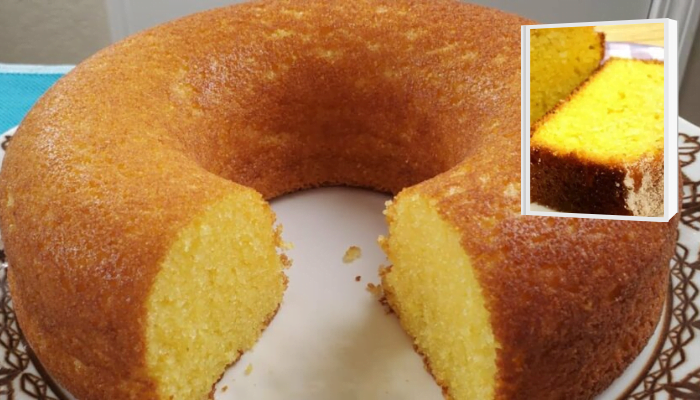 Receita de Bolo de Fubá Fofinho