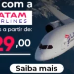 Madrugada LATAM oferece até 70% de desconto.