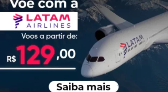 Madrugada LATAM oferece até 70% de desconto.